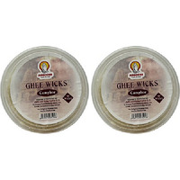 Pack of 2 - Shraddha Ghee Wicks Camphor - 50 Pc