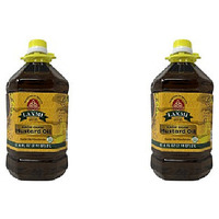 Pack of 2 - Laxmi Kachi Ghani Mustard Oil - 2 L (67.6 Fl Oz)