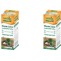 Pack of 2 - Vedic Neem Juice - 1 L (33.8 Fl Oz)