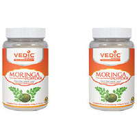 Pack of 2 - Vedic Moringa Powder - 100 Gm (3.52 Oz)