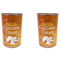 Pack of 2 - Jiva Organics Organic Coconut Cream - 400 Ml (13.5 Fl Oz)