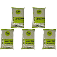 Pack of 5 - Aara Bajri Flour Millet - 908 Gm (2 Lb)