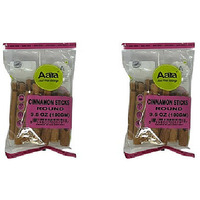 Pack of 2 - Aara Cinnamon Sticks Round - 100 Gm (3.5 Oz)