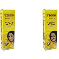 Pack of 2 - Vicco Turmeric Wso Vanishing Cream - 30 Gm (1.06 Oz)