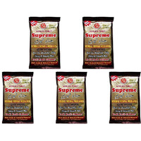 Pack of 5 - Supreme Herbal Henna Mehandi Dark Brown - 150 Gm (5.2 Oz)