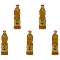 Pack of 5 - Cycle No 1 Pure Pooja Oil Sandal - 500 Ml (16.9 Fl Oz)