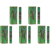 Pack of 5 - Hem Eucalyptus Incense Sticks - 11.4 Oz (323 Gm)