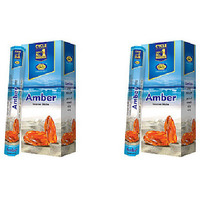 Pack of 2 - Cycle No 1 Amber Agarbatti Incense Sticks - 120 Pc