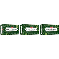 Pack of 3 - Hem Forest Flower Premium Masala Incense Sticks - 120 Pc
