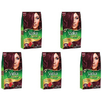 Pack of 5 - Vatika Henna Hair Color Dark Brown - 60 Gm (2.1 Oz)