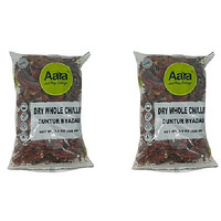 Pack of 2 - Aara Dry Whole Chillies Guntur Byadagi - 100 Gm (3.5 Oz)