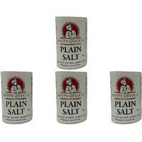 Pack of 4 - Chef's Quality Plain Salt - 737 Gm (26 Oz)
