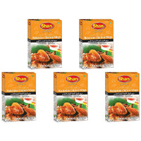 Pack of 5 - Shan Malaysian Chicken Wings Masala - 40 Gm (1.4 Oz)