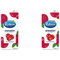 Pack of 2 - Rubicon Cranberry Juice - 1 L (33.8 Fl Oz)