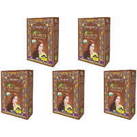 Pack of 5 - Kangana Natural Brown Henna No Ammonia - 60 Gm (2.11 Oz)