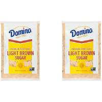 Pack of 2 - Domino Pure Cane Light Brown Sugar - 907 Gm (2 Lb)