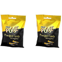Pack of 2 - Pass Pass Pulse Pineapple Candy 25 Pc - 100 Gm (3.5 Oz)