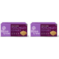 Pack of 2 - Bliss Tree Pearl Millet Cookies - 75 Gm (2.64 Oz)