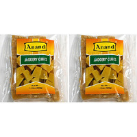 Pack of 2 - Anand South Indian Jaggery Cubes Yellow - 500 Gm (1.1 Lb)