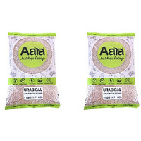 Pack of 2 - Aara Urad Dal Split Matpe Beans - 4 Lb (1.81 Kg)
