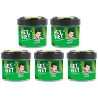 Pack of 5 - Set Wet Styling Gel Party Shine - 250 Gm (8.7 Oz)