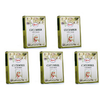 Pack of 5 - Ayur Herbals Cucumber Face Pack - 100 Gm (3.5 Oz)