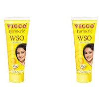 Pack of 2 - Vicco Turmeric Vanishing Cream -2.82 Oz (80 Gm)
