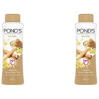 Pack of 2 - Pond's Sandal Radiance Talcum Powder - 300 Gm (13.2 Oz)