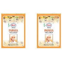 Pack of 2 - Ayur Herbals Papaya Face Pack - 100 Gm (3.5 Oz)