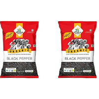 Pack of 2 - 24 Mantra Organic Black Pepper - 100 Gm (3.5 Oz)