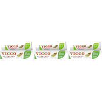 Pack of 3 - Vicco Vajradanti Fennel Flavour Herbal Toothpaste - 7 Oz (200 Gm)