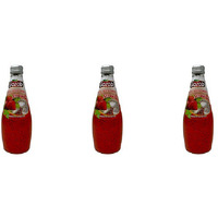 Pack of 3 - Gazab Basil Seed Drink Strawberry Flavor - 9.8 Fl Oz (290 Ml)