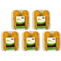Pack of 5 - Crispy Nan Khatai Cardamom Cookies - 350 Gm (13 Oz) [Fs]