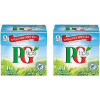 Pack of 2 - Pg Tips Original Tea Bags 40 Pc - 113 Gm (4 Oz)