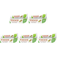 Pack of 5 - Vicco Vajradanti Fennel Flavour Herbal Toothpaste - 7 Oz (200 Gm)