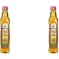 Pack of 2 - Tez Premium Virgin Indian Mustard Oil - 64 Oz (1.90 L)