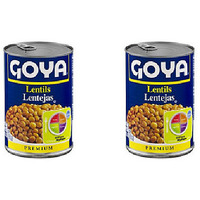 Pack of 2 - Goya Lentils - 15.5 Oz (439 Gm)