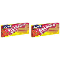 Pack of 2 - Goya Strawberry Wafers - 4.94 Oz (140 Gm)