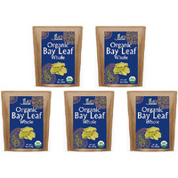 Pack of 5 - Jiva Organics Organic Bay Leaf Whole - 227 Gm (8 Oz)