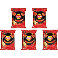 Pack of 5 - Lay's Sizzling Hot Chips - 48 Gm (1.69 Oz)
