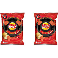 Pack of 2 - Lay's Sizzling Hot Chips - 48 Gm (1.69 Oz)