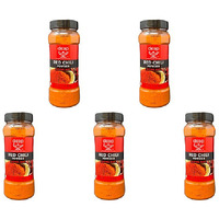 Pack of 5 - Deep Red Chili Powder Extra Hot - 400 Gm (14 Oz)