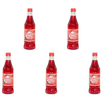 Pack of 5 - Kalvert's Strawberry Syrup - 700 Ml (23.5 Fl Oz)