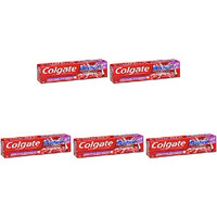 Pack of 5 - Colgate Max Fresh Blue Toothpatse Peppermint Ice Flavor - 150 Gm