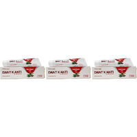 Pack of 3 - Patanjali Dant Kanti Red Power Toothpaste - 150 Gm (5.29 Oz)
