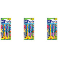 Pack of 3 - Dr. Fresh Kids Extra Soft Toothbrushes - 5 Ct