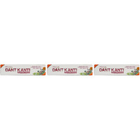 Pack of 3 - Patanjali Dant Kanti Natural Power Toothpaste - 200 Gm (7.04 Oz)
