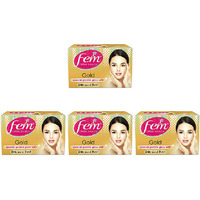 Pack of 4 - Fem Creme Bleach Gold Special Golden Glow With 24k Gold Dust - 8 Gm (0.28 Oz)
