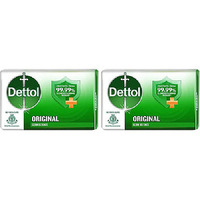 Pack of 2 - Dettol Original Green Germ Defence Soap - 3 Pc