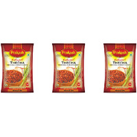 Pack of 3 - Prakash Kolhapuri Thecha Red Chilli-Garlic Chutney - 100 Gm (3.5 Oz)